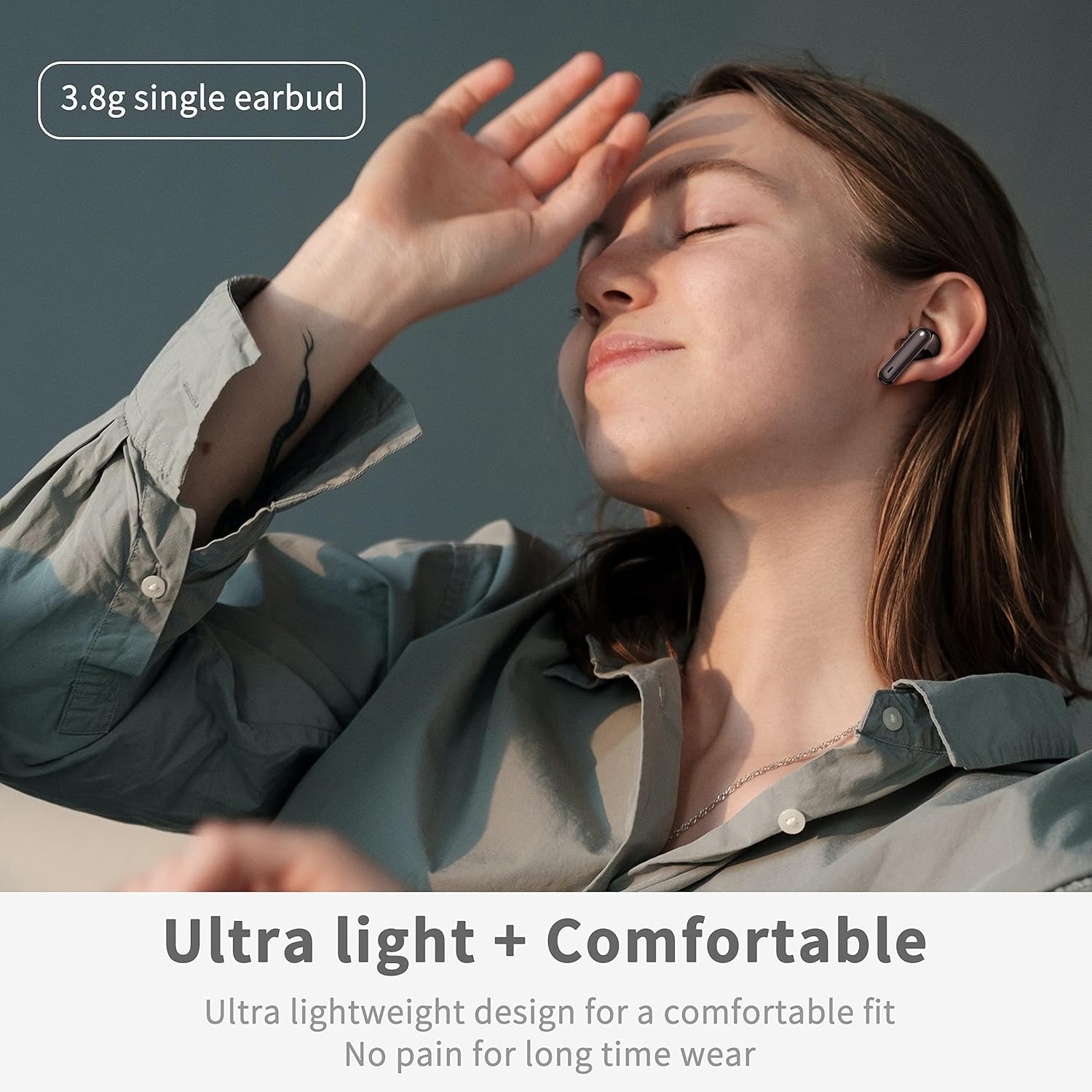 Wireless Earbuds, 2025 Bluetooth 5.4 Headphones in Ear with 4 ENC Noise Cancelling Mic, New Wireless Earphones HiFi Stereo Deep Bass 40H Playtime, LED, In-Ear Bluetooth Ear Buds IP7 Waterproof, USB-C - Image 7