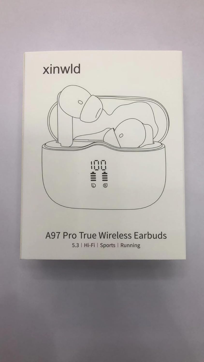 Wireless Earbuds, 2025 Bluetooth 5.4 Headphones in Ear with 4 ENC Noise Cancelling Mic, New Wireless Earphones HiFi Stereo Deep Bass 40H Playtime, LED, In-Ear Bluetooth Ear Buds IP7 Waterproof, USB-C - Image 8